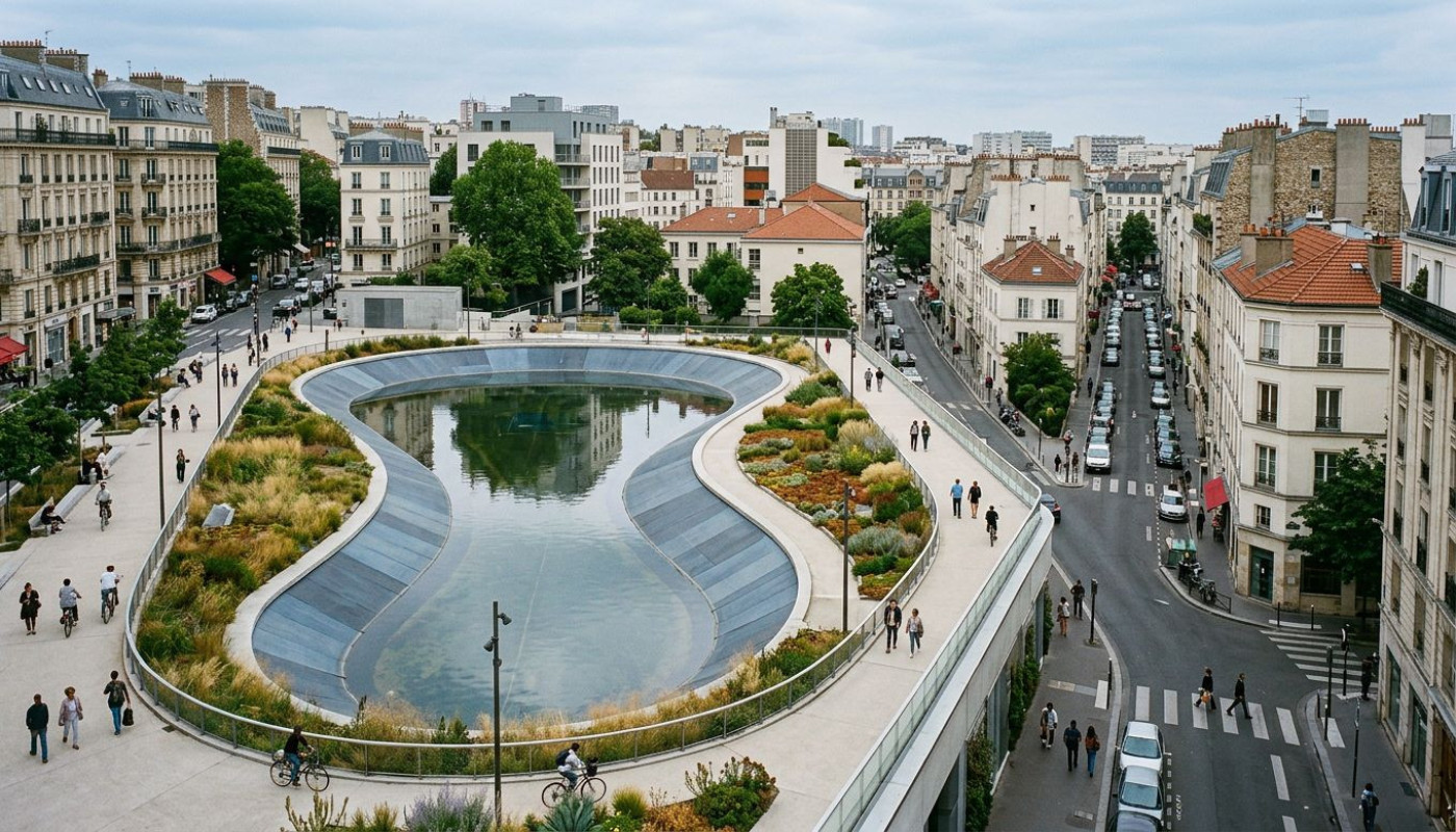 Paris, Barcelone, Lille : le bac de rétention souple redéfinit la gestion des risques en ville